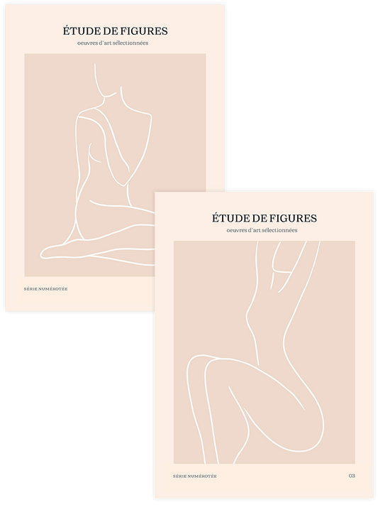 Etude de Figures - Poster Seti Duo