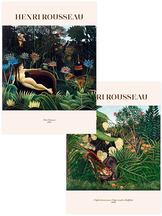 Henri Rousseau The Dream - Poster Seti Duo