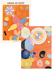 Hilma Af Klint The Ten Largest No.3 & 4 - Poster Seti Duo