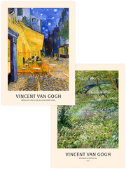 Van Gogh Gece Kahvesi - Poster Seti Duo