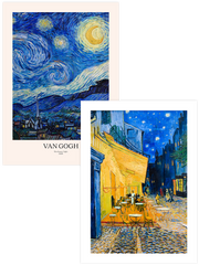 Van Gogh The Starry Night - Poster Seti Duo