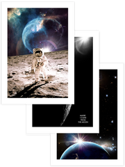 From The Moon - Poster Seti Trio