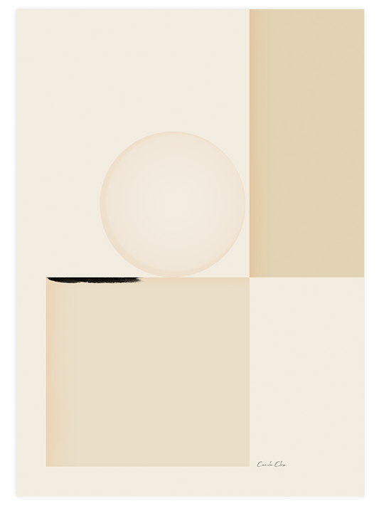 Beige & Brown - Poster Seti Trio