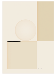 Beige & Brown - Poster Seti Trio