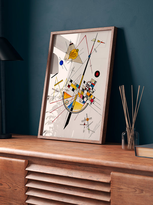 Kandinsky Delicate Tension No.85 Poster - Giclée Baskı