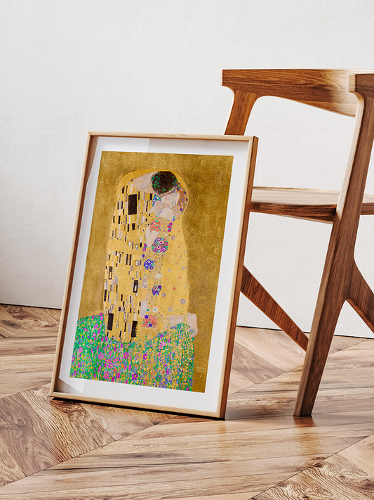 Gustav Klimt The Kiss Poster - Giclée Baskı