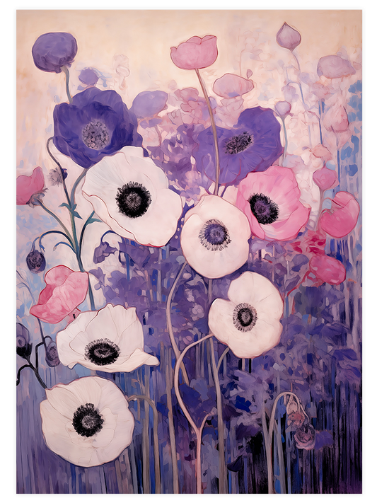 Wild Purple  Poster - Giclée Baskı