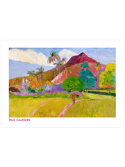Paul Gauguin Tahitian Landscape Poster - Giclée Baskı
