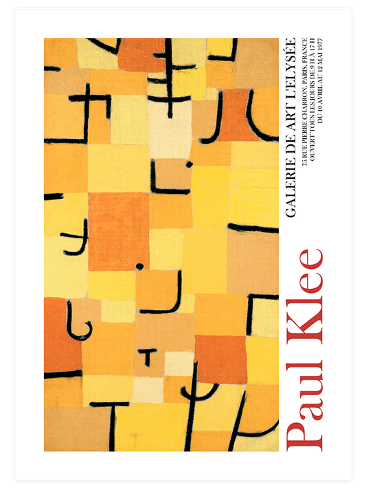 Paul Klee Afiş N7 Poster - Giclée Baskı