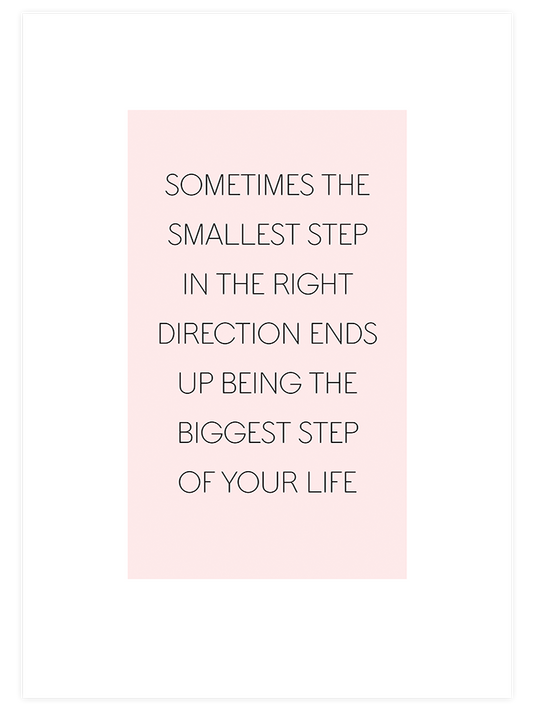 The Right Direction Poster - Giclée Baskı