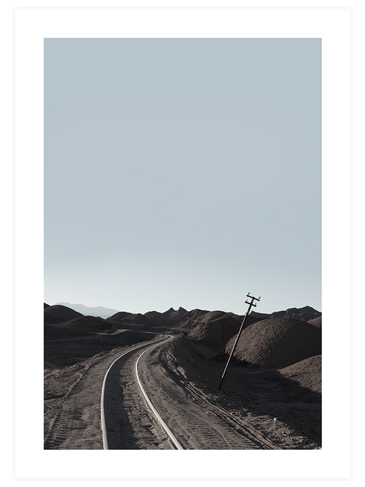 Tren Yolu Poster - Giclée Baskı