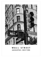 Wall Street Poster - Giclée Baskı